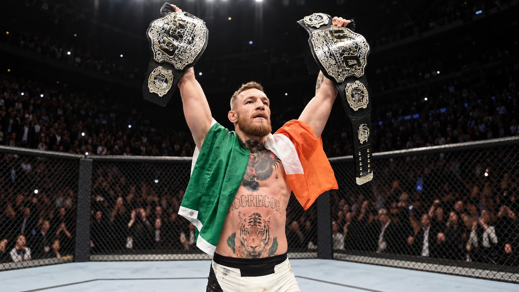 McGregor's rise through the UFC - roger federer and conor mcgregor